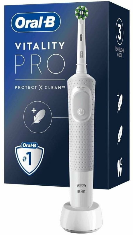 Купить Электрическая зубная щетка Braun Oral-B Vitality Pro D103 Hangable Box Белый